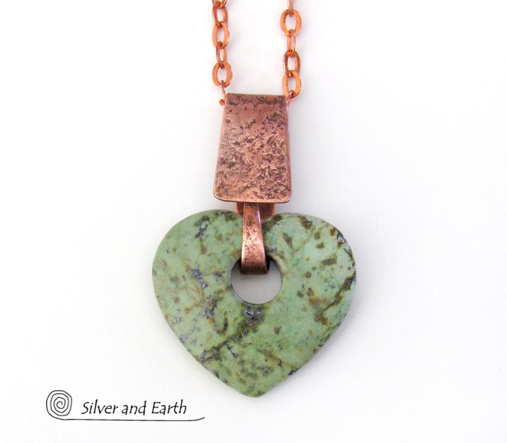 A Turquoise Copper Heart Pendant deals